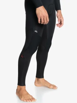 Quiksilver Wetsuits|4/3 Everyday Sessions Back Zip Wetsuit Black