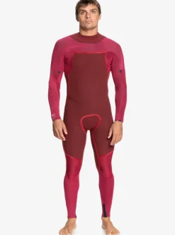 Quiksilver Wetsuits|3/2 Everyday Sessions Back Zip Wetsuit Black