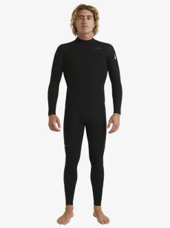 Quiksilver Wetsuits|3/2 Everyday Sessions Back-Zip Wetsuit Black