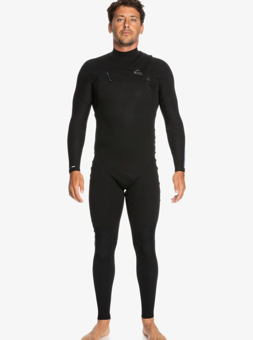 Quiksilver Wetsuits|4/3 Highline Chest Zip Wetsuit Black
