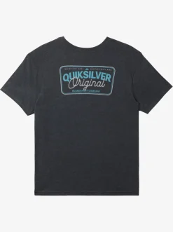 Quiksilver Tees|Adrenaline Spike Mod T-Shirt Charcoal Heather