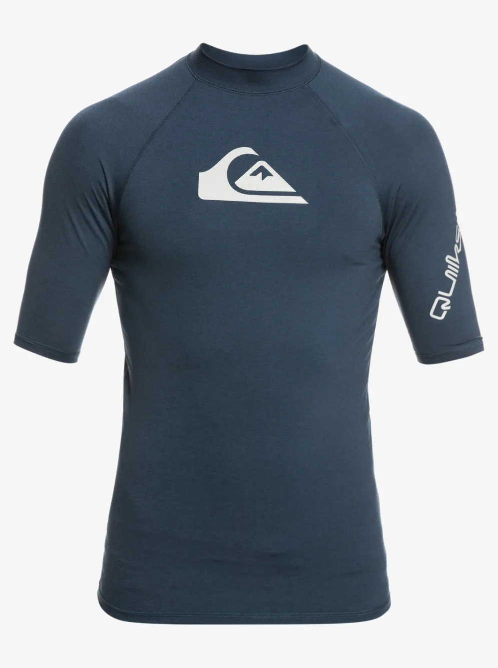 Quiksilver Rashguards|All Time Short Sleeve Upf 50 Rashguard Navy Blazer Heather