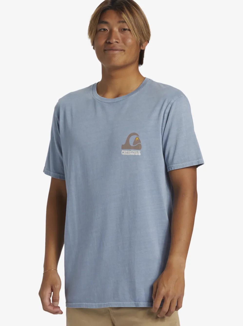 Quiksilver Tees|Andy Y Andy T-Shirt Blue Shadow