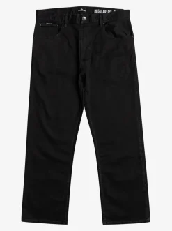 Quiksilver Pants|Aqua Cult Ankle Jeans Washed Black