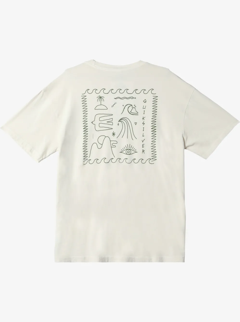 Quiksilver Tees|Bag Of Sun Mnd T-Shirt Gardenia