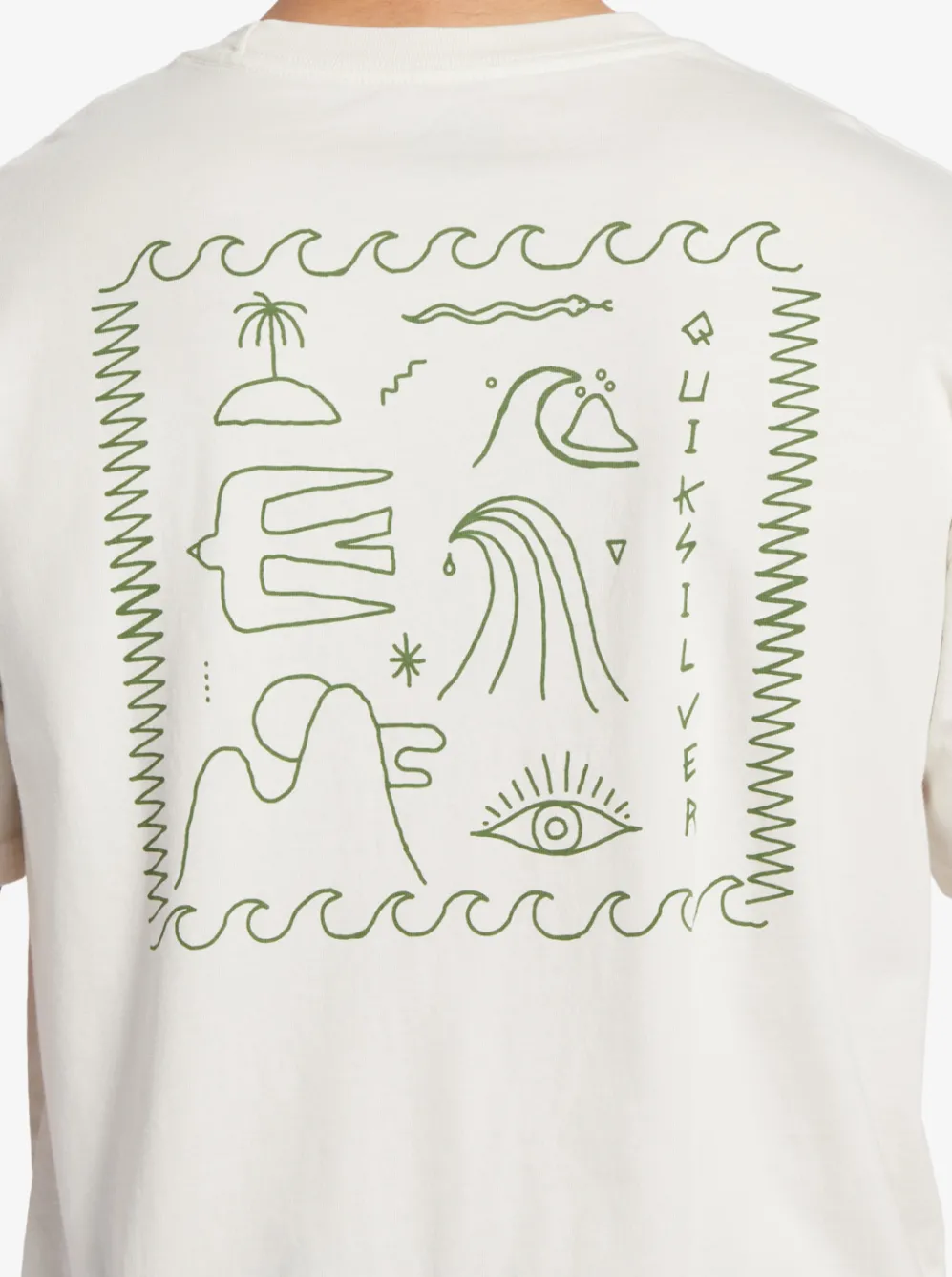Quiksilver Tees|Bag Of Sun Mnd T-Shirt Gardenia