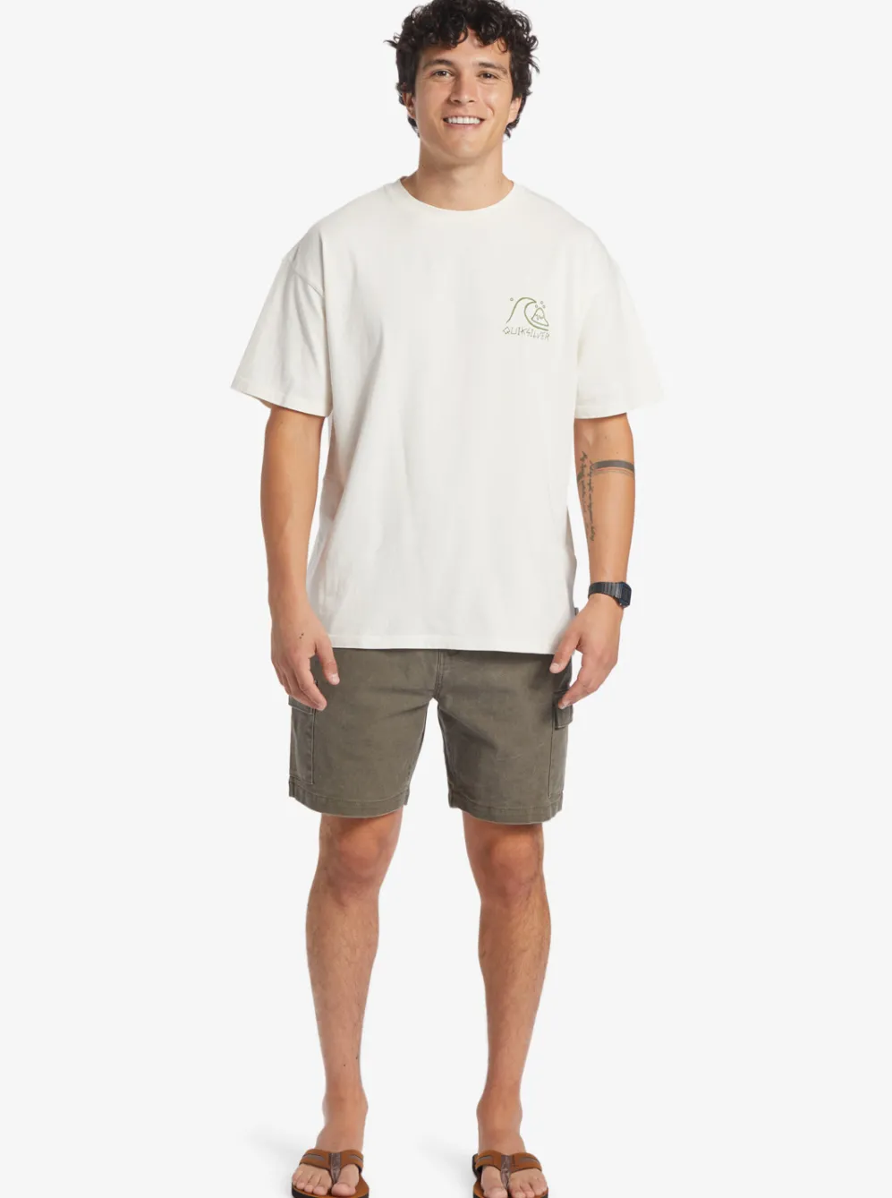 Quiksilver Tees|Bag Of Sun Mnd T-Shirt Gardenia