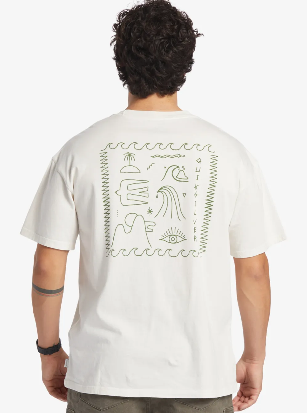 Quiksilver Tees|Bag Of Sun Mnd T-Shirt Gardenia
