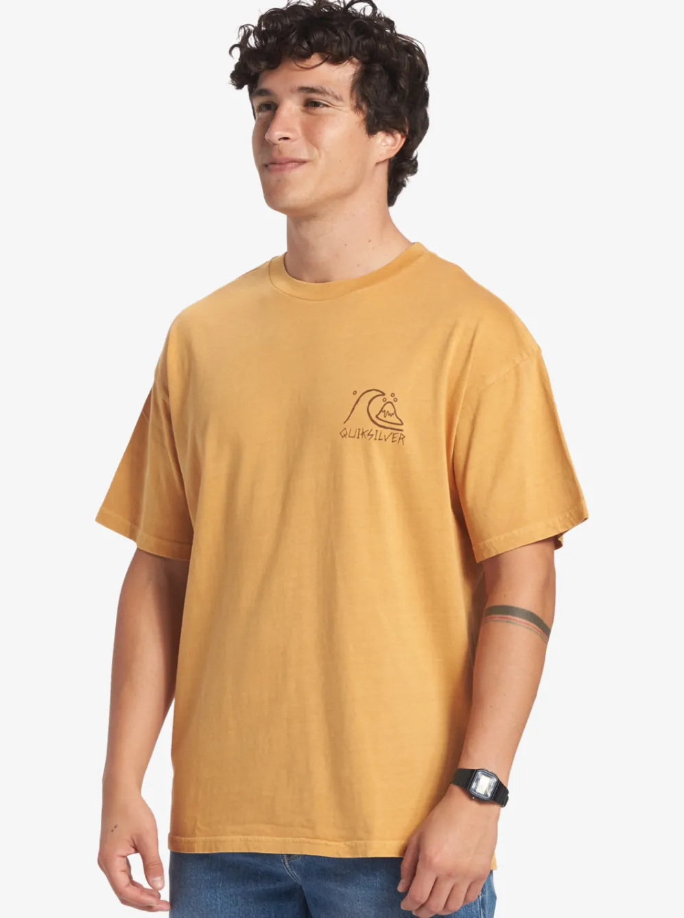 Quiksilver Tees|Bag Of Sun Mnd T-Shirt Mustard