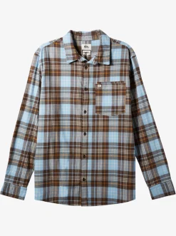 Quiksilver Shirts & Polos|Banchor Long Sleeve Shirt Major Brown Banchor