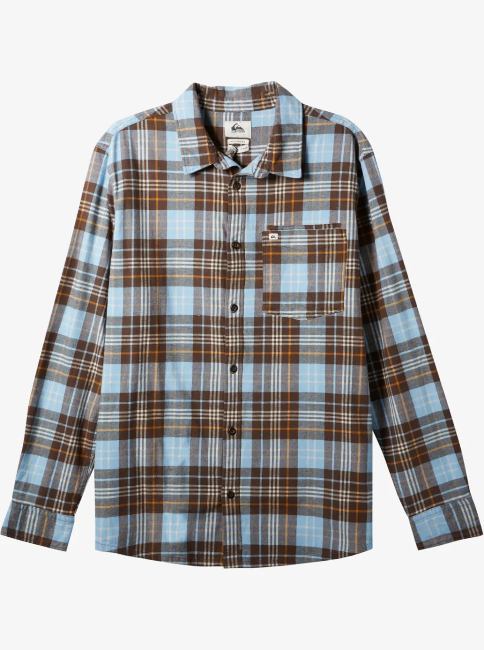 Quiksilver Shirts & Polos|Banchor Long Sleeve Shirt Major Brown Banchor