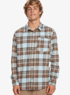 Quiksilver Shirts & Polos|Banchor Long Sleeve Shirt Major Brown Banchor