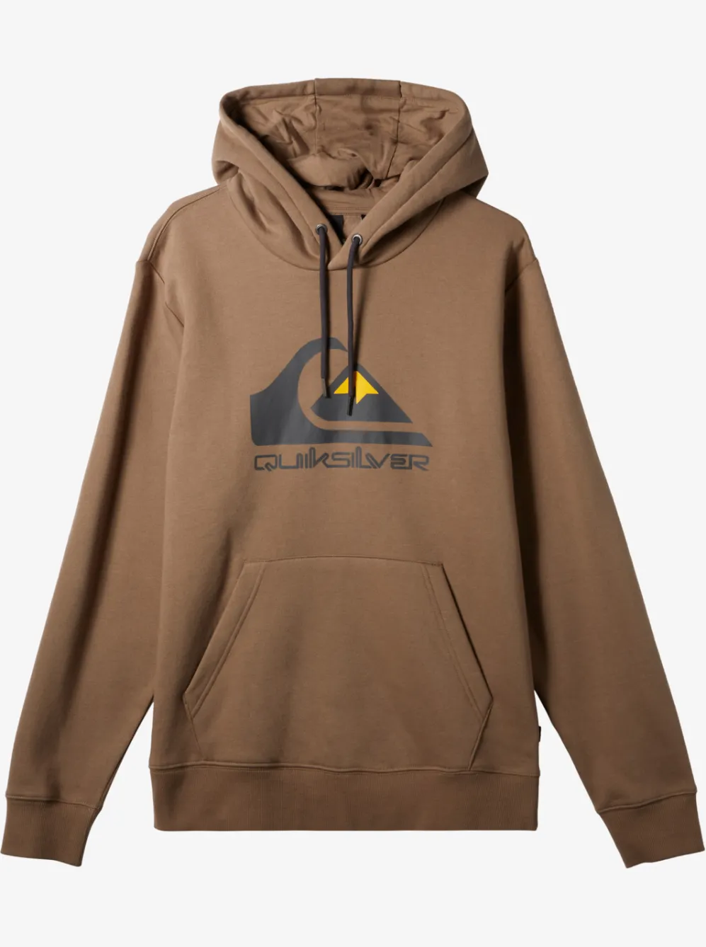Quiksilver Sweatshirts & Hoodies|Big Logo Pullover Hoodie Fossil