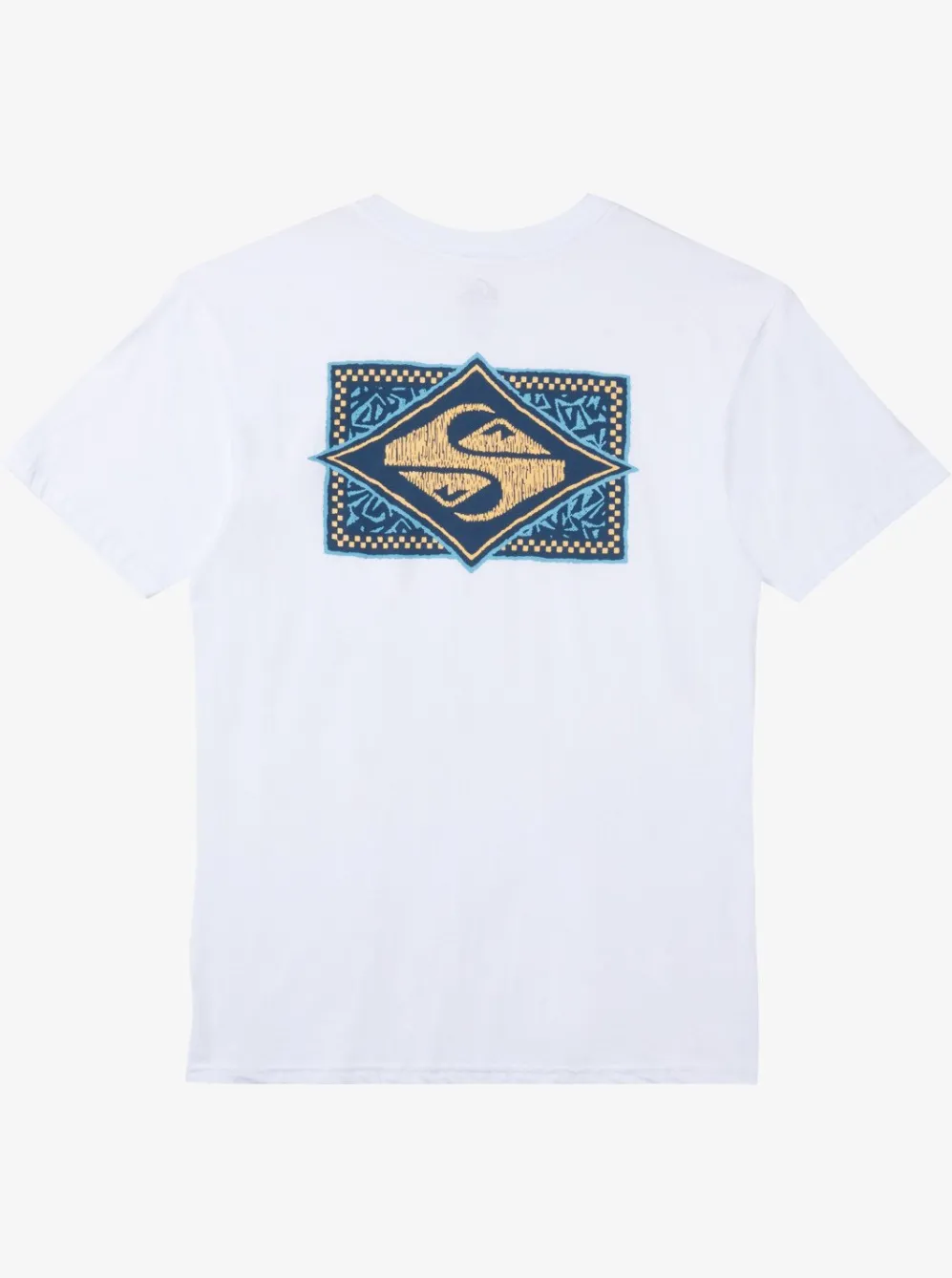 Quiksilver Tees|Black Flash T-Shirt White