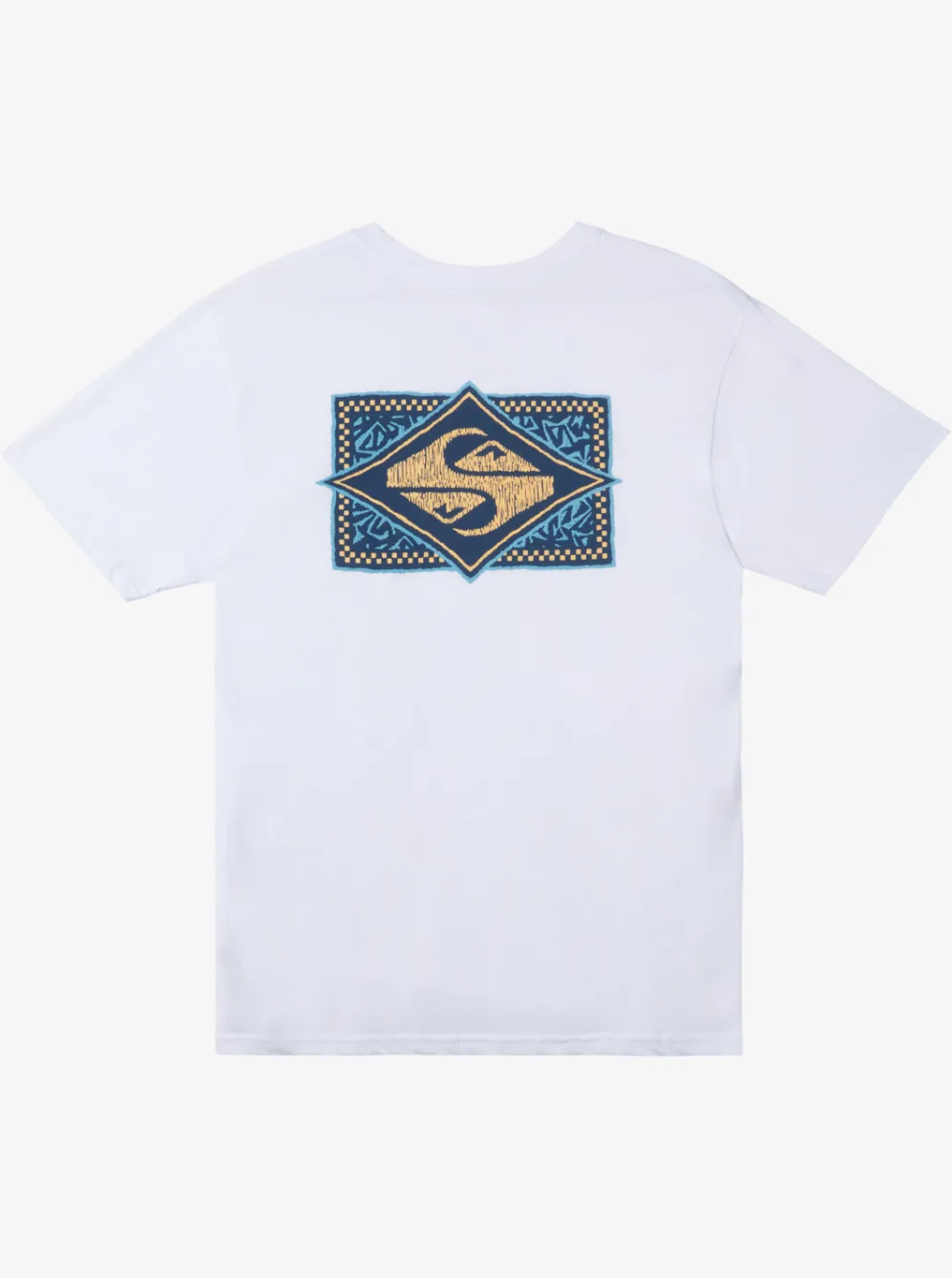 Quiksilver Tees|Black Flash T-Shirt White