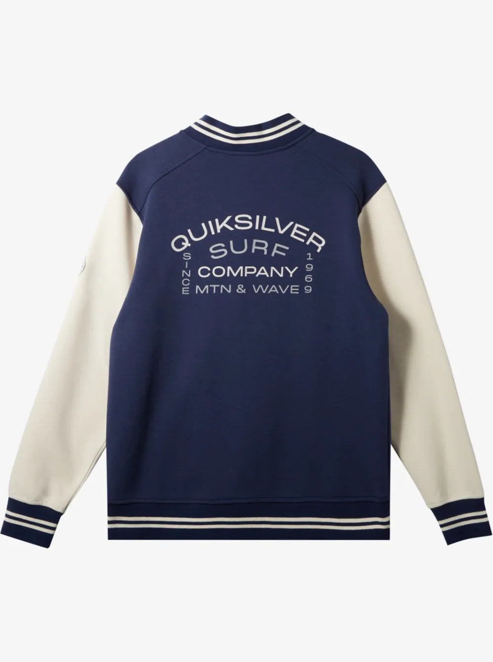 Quiksilver Sweatshirts & Hoodies|Bomber Zip-Up Fleece Naval Academy