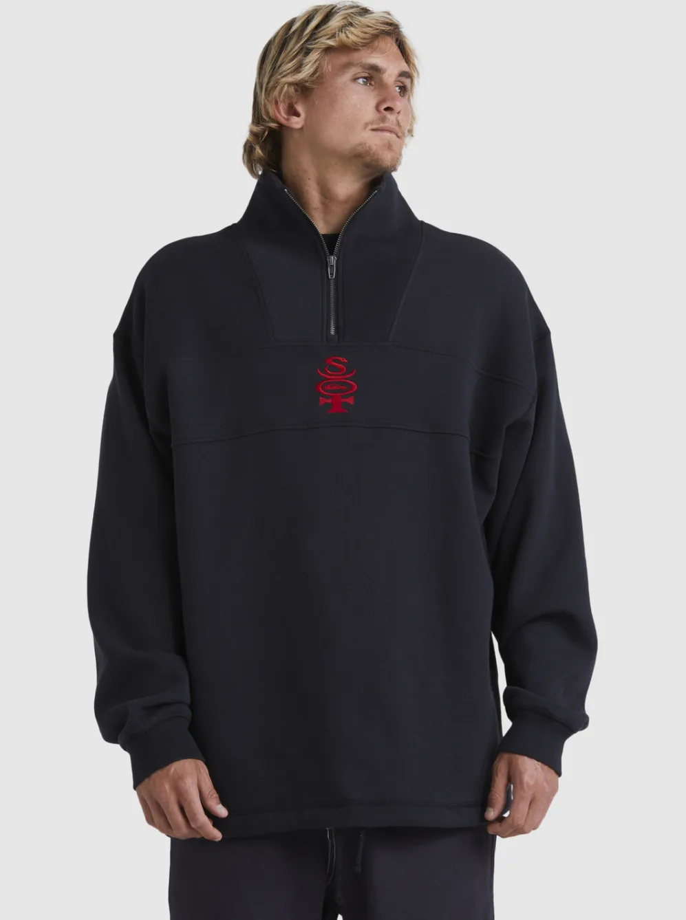 Quiksilver Sweatshirts & Hoodies|Boogieman Zip Sweatshirt Black