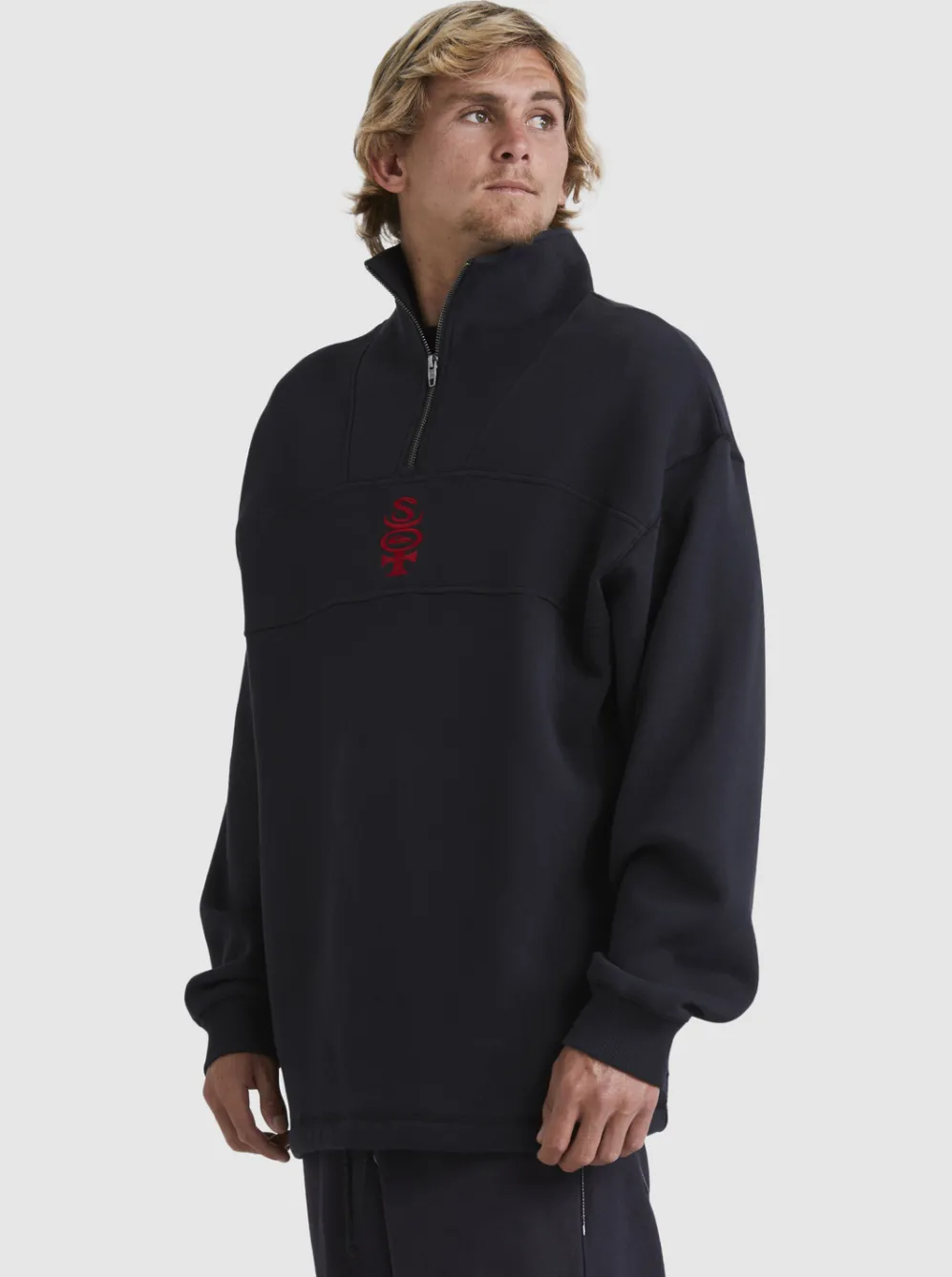 Quiksilver Sweatshirts & Hoodies|Boogieman Zip Sweatshirt Black