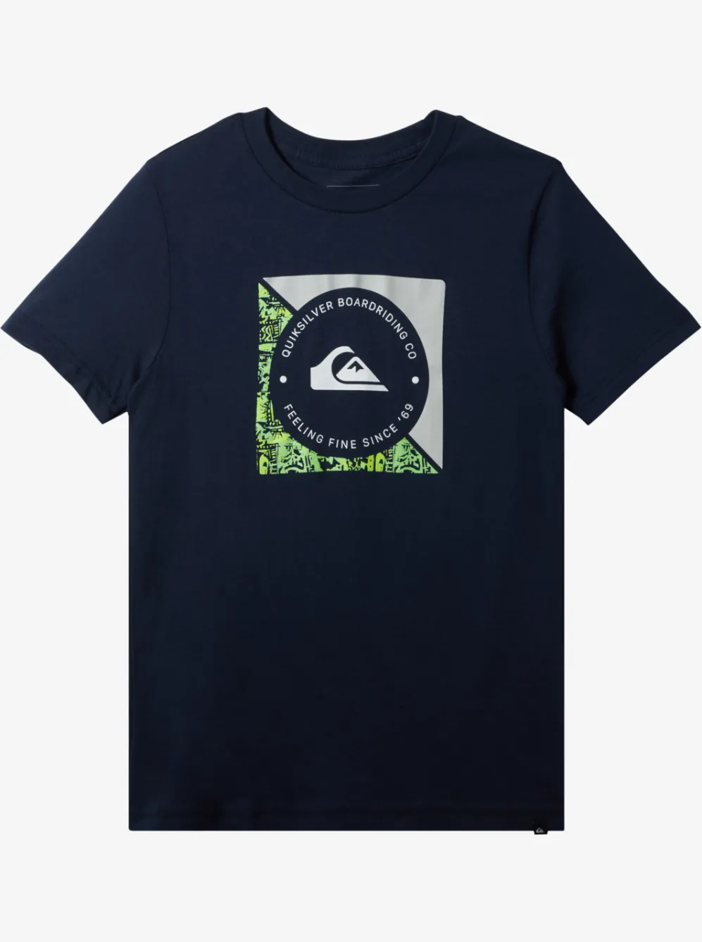 Quiksilver Tees|Boy'S 8-16 Boardshort Linked T-Shirt Navy Blazer