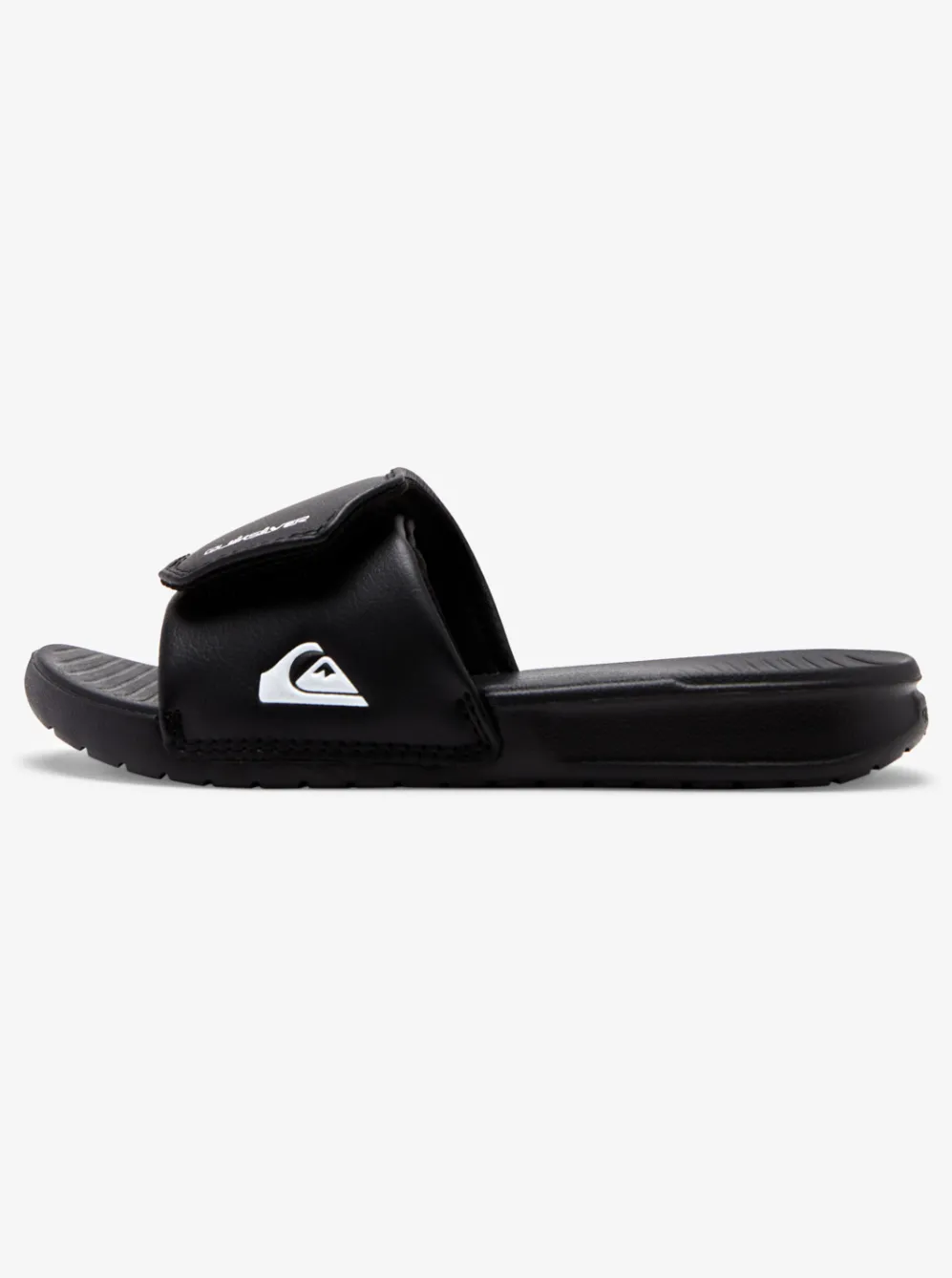 Quiksilver Sandals|Boy'S 8-16 Bright Coast Adjustable Slides Black/White/Black