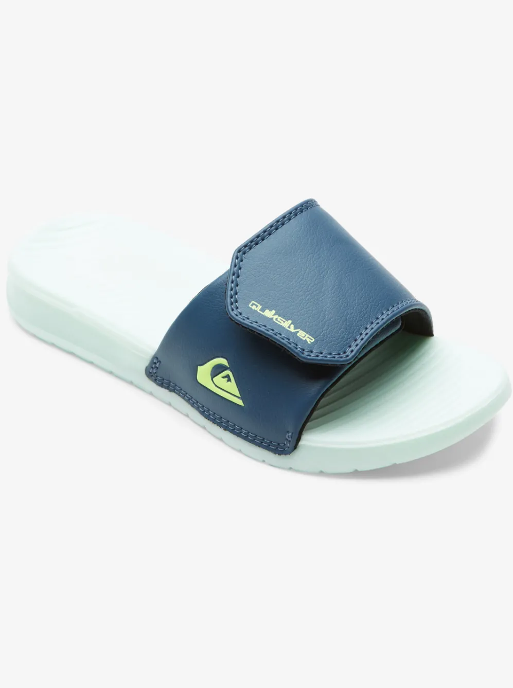 Quiksilver Sandals|Boy'S 8-16 Bright Coast Glow Slide Sandals Green 1