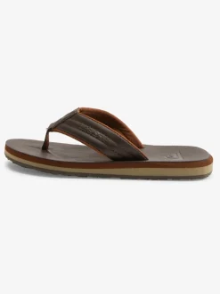 Quiksilver Sandals|Boy'S 8-16 Carver Nubuck Sandals Demitasse - Solid