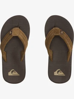 Quiksilver Sandals|Boy'S 8-16 Carver Suede Core Sandals Brown 1
