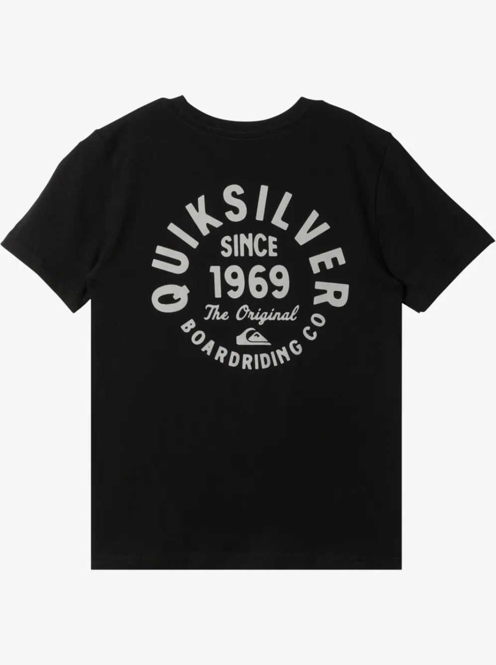 Quiksilver Tees|Boy'S 8-16 Circled Script T-Shirt Black