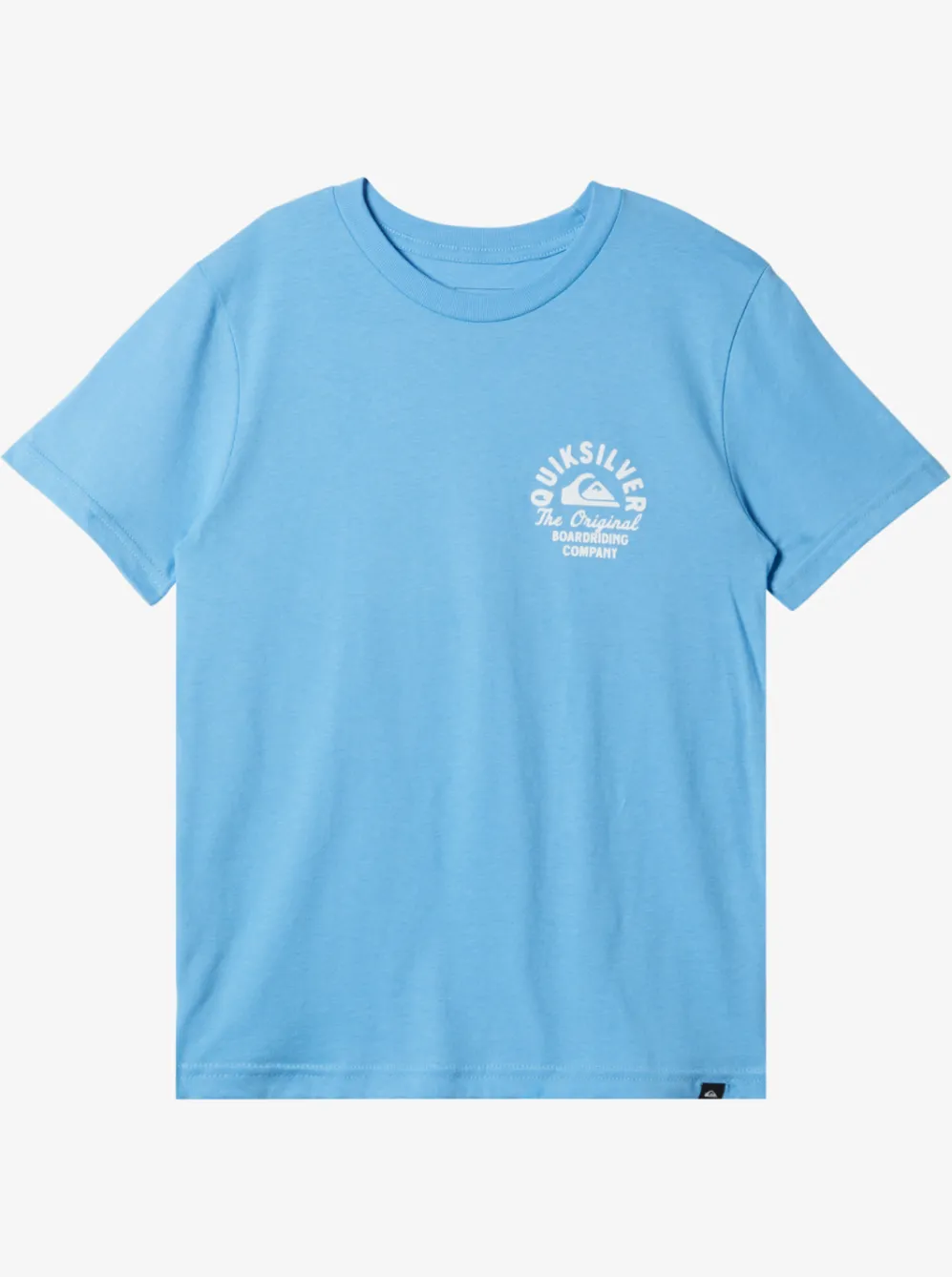Quiksilver Tees|Boy'S 8-16 Circled Script T-Shirt Azure Blue
