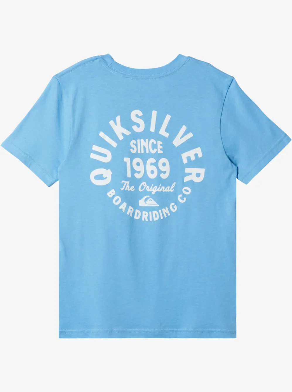 Quiksilver Tees|Boy'S 8-16 Circled Script T-Shirt Azure Blue