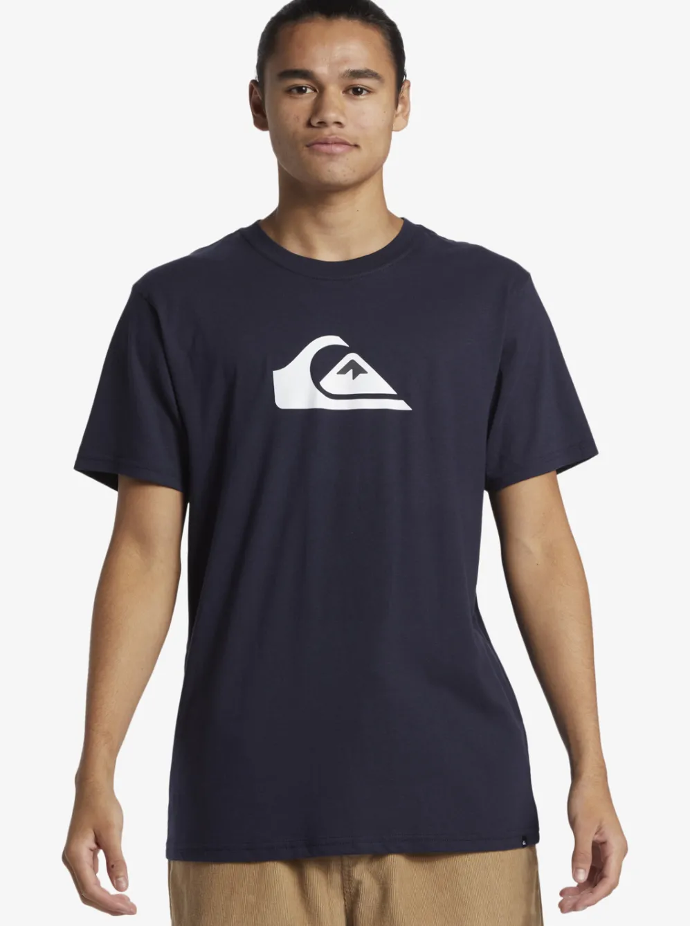 Quiksilver Tees|Boy'S 8-16 Comp Logo T-Shirt Navy Blazer