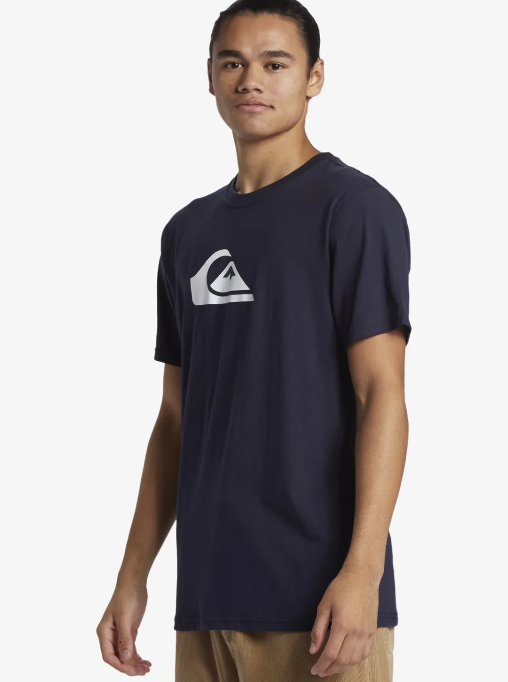 Quiksilver Tees|Boy'S 8-16 Comp Logo T-Shirt Navy Blazer