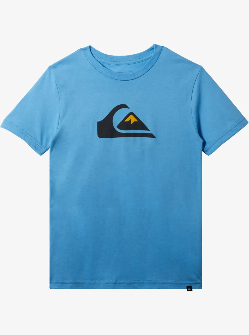Quiksilver Tees|Boy'S 8-16 Comp Logo T-Shirt Azure Blue