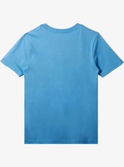 Quiksilver Tees|Boy'S 8-16 Comp Logo T-Shirt Azure Blue