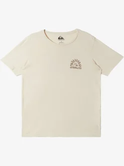 Quiksilver Tees|Boy'S 8-16 Earthy Type T-Shirt Birch