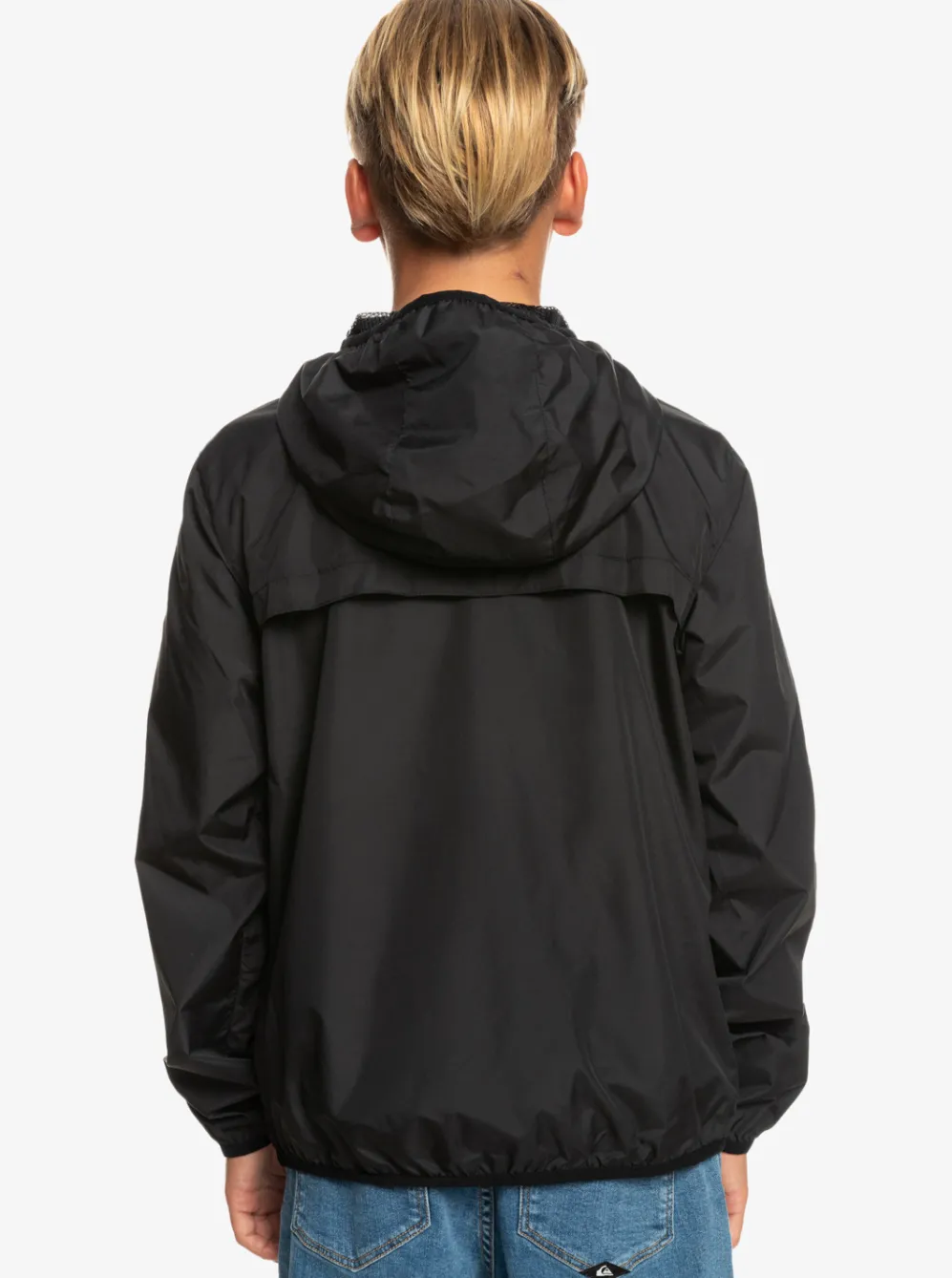 Quiksilver Jackets|Boy'S 8-16 Everyday Water Repellent Windbreaker Black