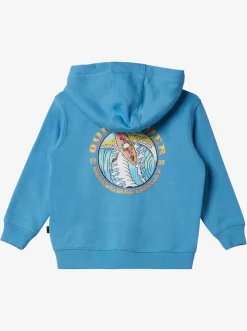 Quiksilver Sweatshirts & Hoodies|Boy'S 8-16 Going Big Zip Pullover Sweatshirt Azure Blue