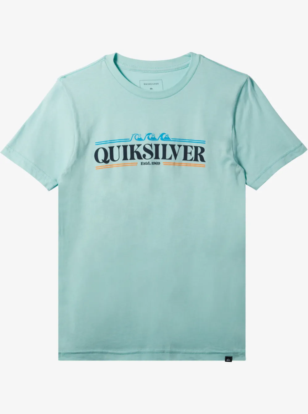 Quiksilver Tees|Boy'S 8-16 Gradient Line T-Shirt Pastel Turquoise