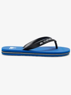 Quiksilver Sandals|Boy'S 8-16 Molokai Core Flip-Flops Blue 1