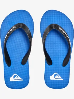 Quiksilver Sandals|Boy'S 8-16 Molokai Core Flip-Flops Blue 1