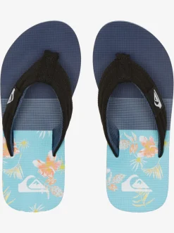 Quiksilver Sandals|Boy'S 8-16 Molokai Layback Sandals Blue/Blue/Grey