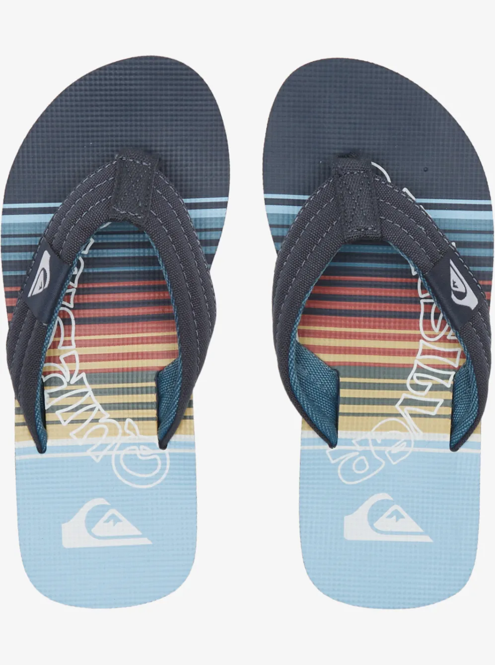 Quiksilver Sandals|Boy'S 8-16 Molokai Layback Sandals Blue 4