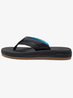 Quiksilver Sandals|Boy'S 8-16 Oasis Sandals Black/Black/Brown