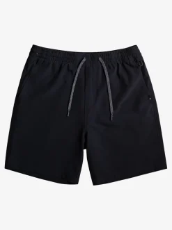 Quiksilver Shorts|Boy'S 8-16 Ocean Elastic 18" Amphibian Boardshorts Black