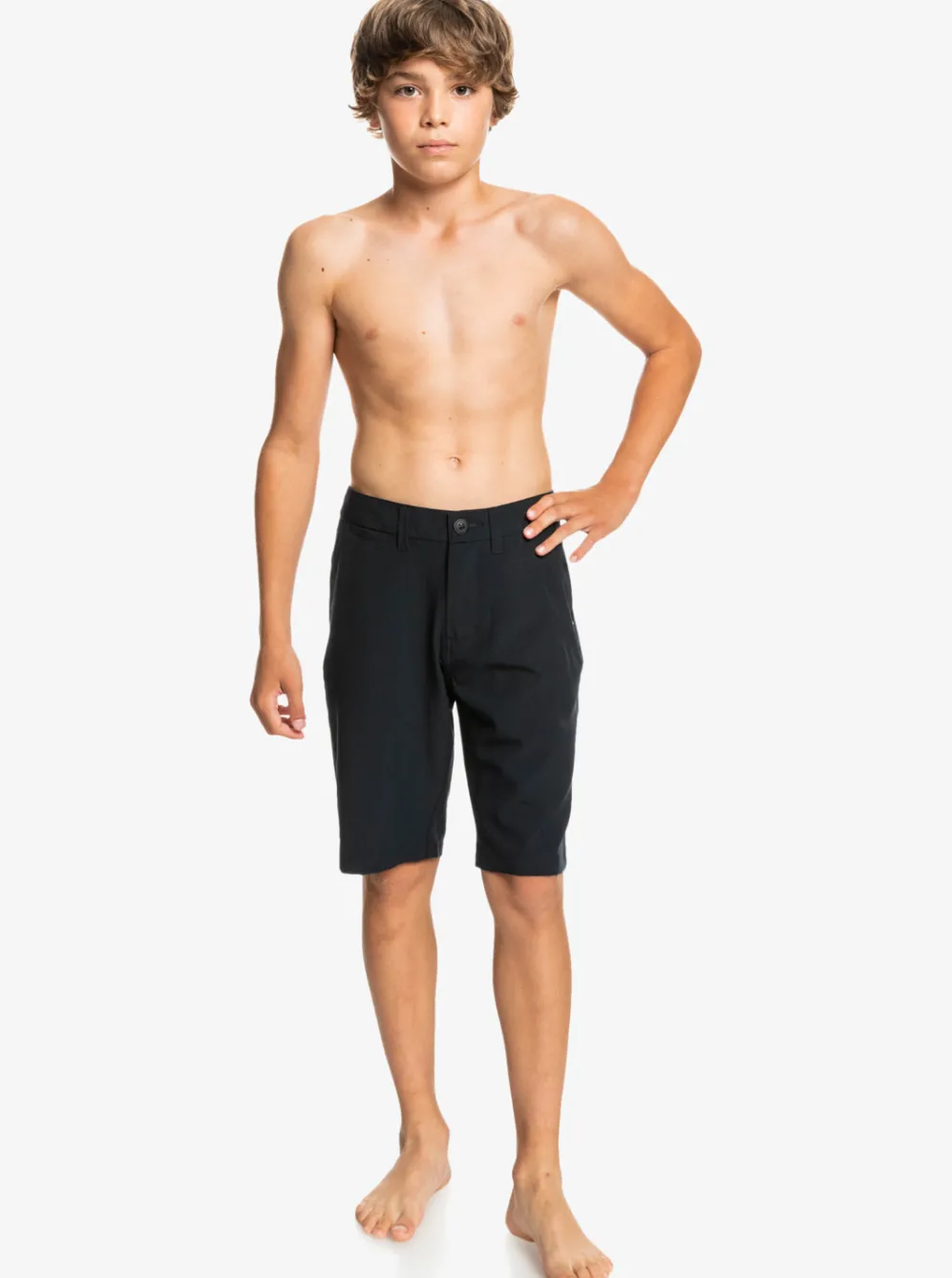 Quiksilver Shorts|Boy'S 8-16 Ocean Union 19" Amphibian Boardshorts Black