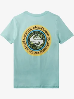 Quiksilver Tees|Boy'S 8-16 Omni Circle T-Shirt Pastel Turquoise