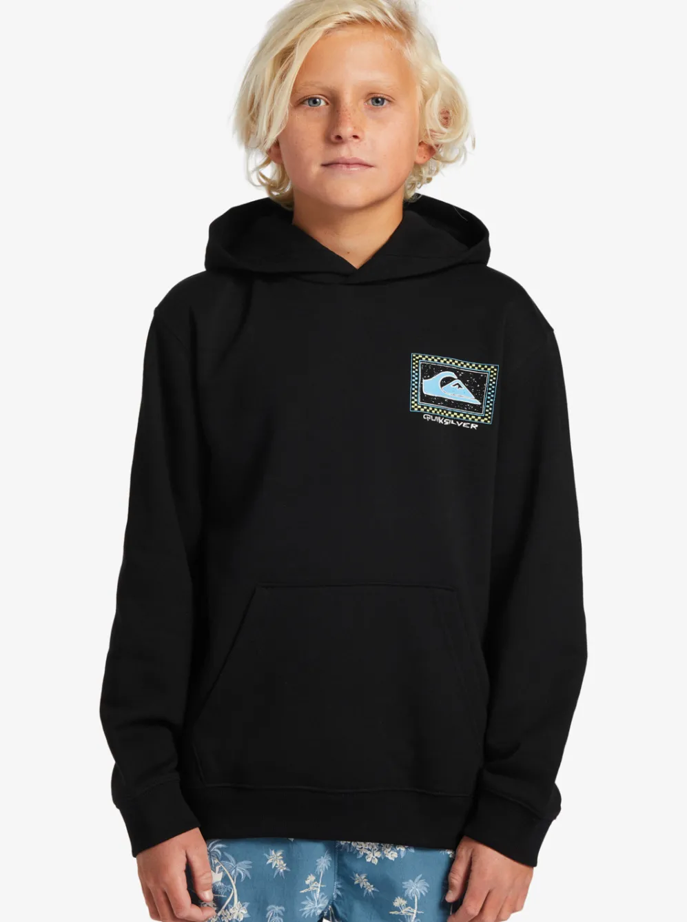 Quiksilver Jackets|Boy'S 8-16 Perfect Peaking Stingrayhoody Pullover Sweatshirt Black
