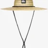 Quiksilver Hats|Boy'S 8-16 Pierside Straw Lifeguard Hat Natural