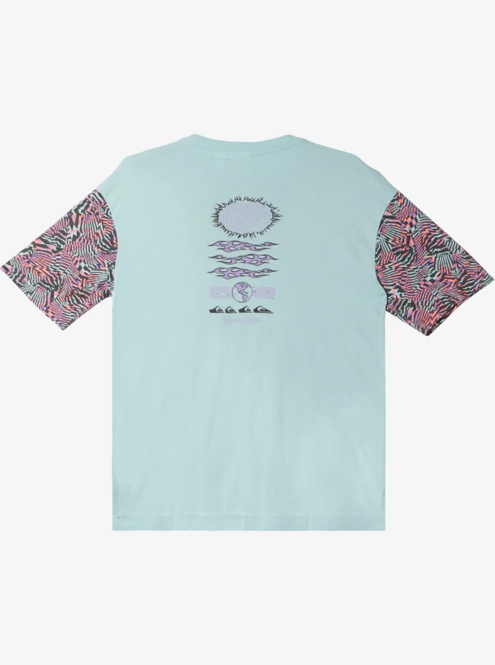Quiksilver Tees|Boy'S 8-16 Radical All-Over T-Shirt Purple Rose Radical Times 233