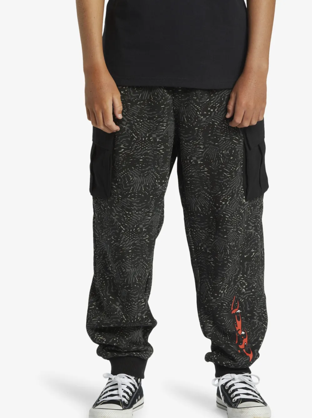 Quiksilver Pants & Jeans|Boy'S 8-16 Radical Cargo Joggers Black Radical Times 233
